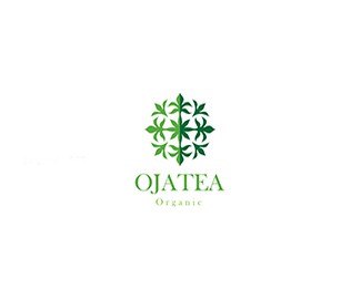OJATEA有机茶叶标志设计