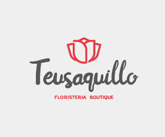 花店Teusaquillo标志商标