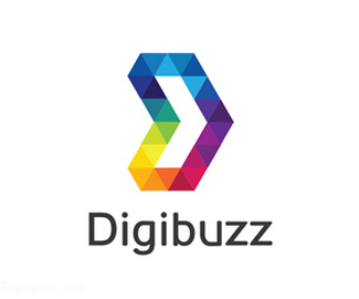 智能网站digibuzz标志图标设计