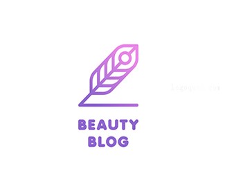 BeautyBlog美容博客标志设计