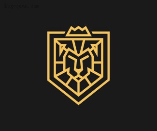 广州狮子盾牌标志设计